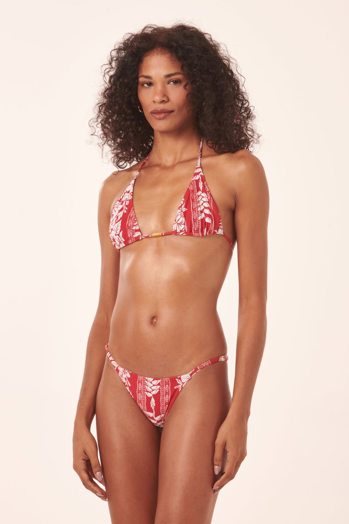 Image 03: Blueman Bikini Tops Top Barrado-Paraiso Triangulo