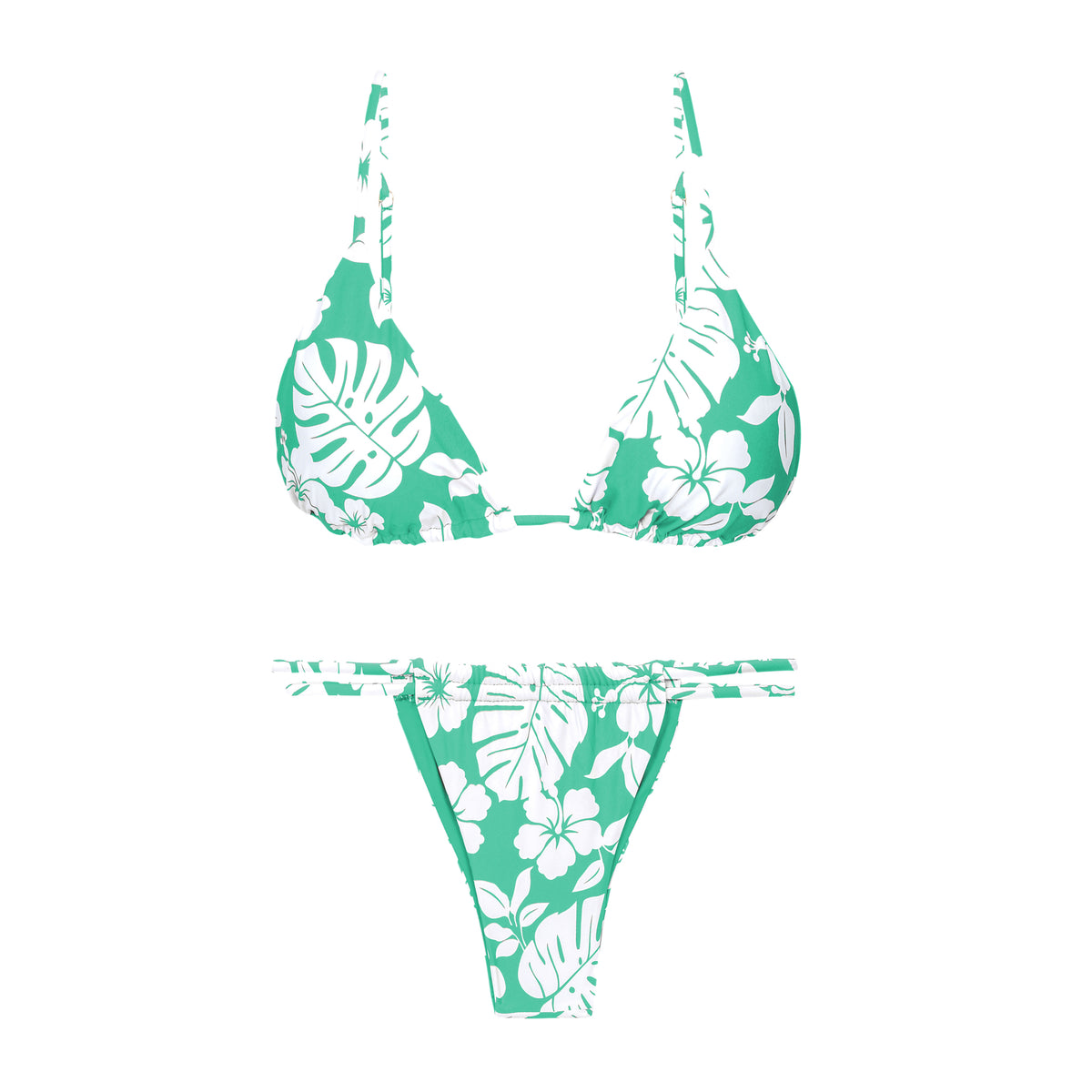 Product Front: Wednesday In Hawaii By Rio De Sol Two Piece Swimwear Set Pua-Valley Ana Isla
