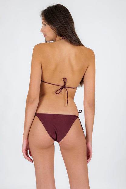 Model Back: Rio De Sol Bikini Bottoms Bottom Barolo Ibiza-Rope