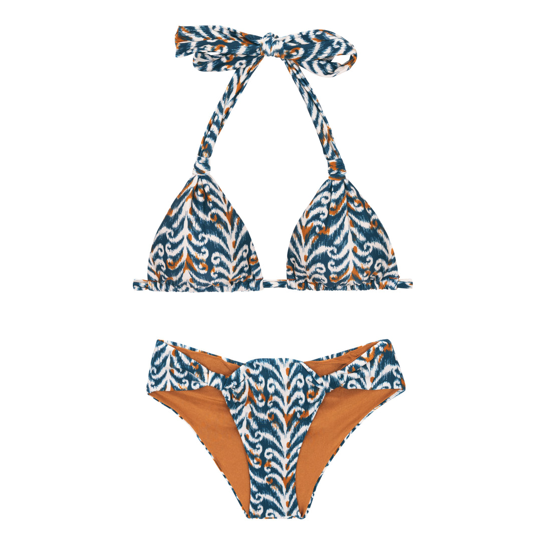 Product Front: Rio De Sol Two Piece Swimwear Set Ikat Mel