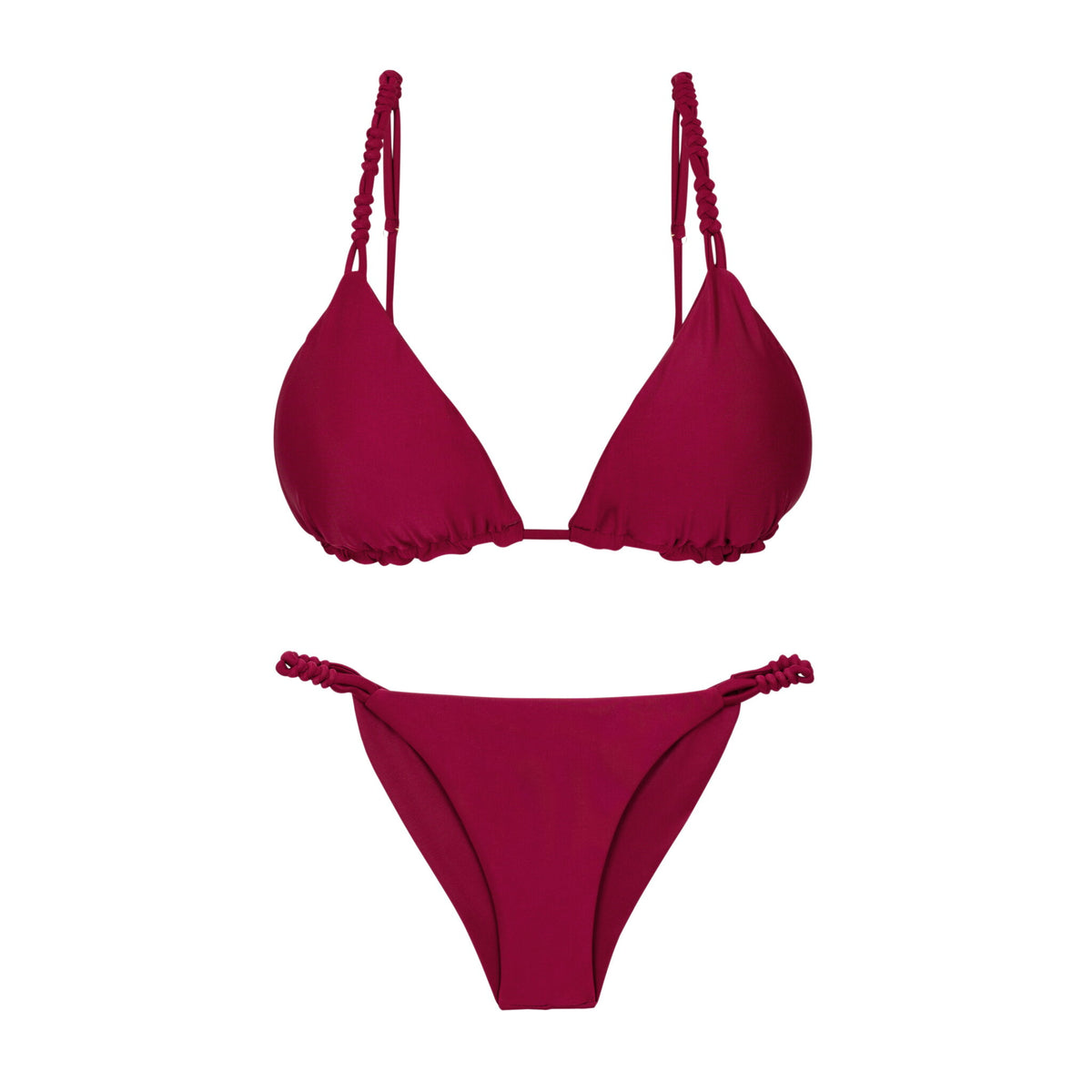 Product Front: Rio De Sol Two Piece Swimwear Set Touch-Carmim Selena