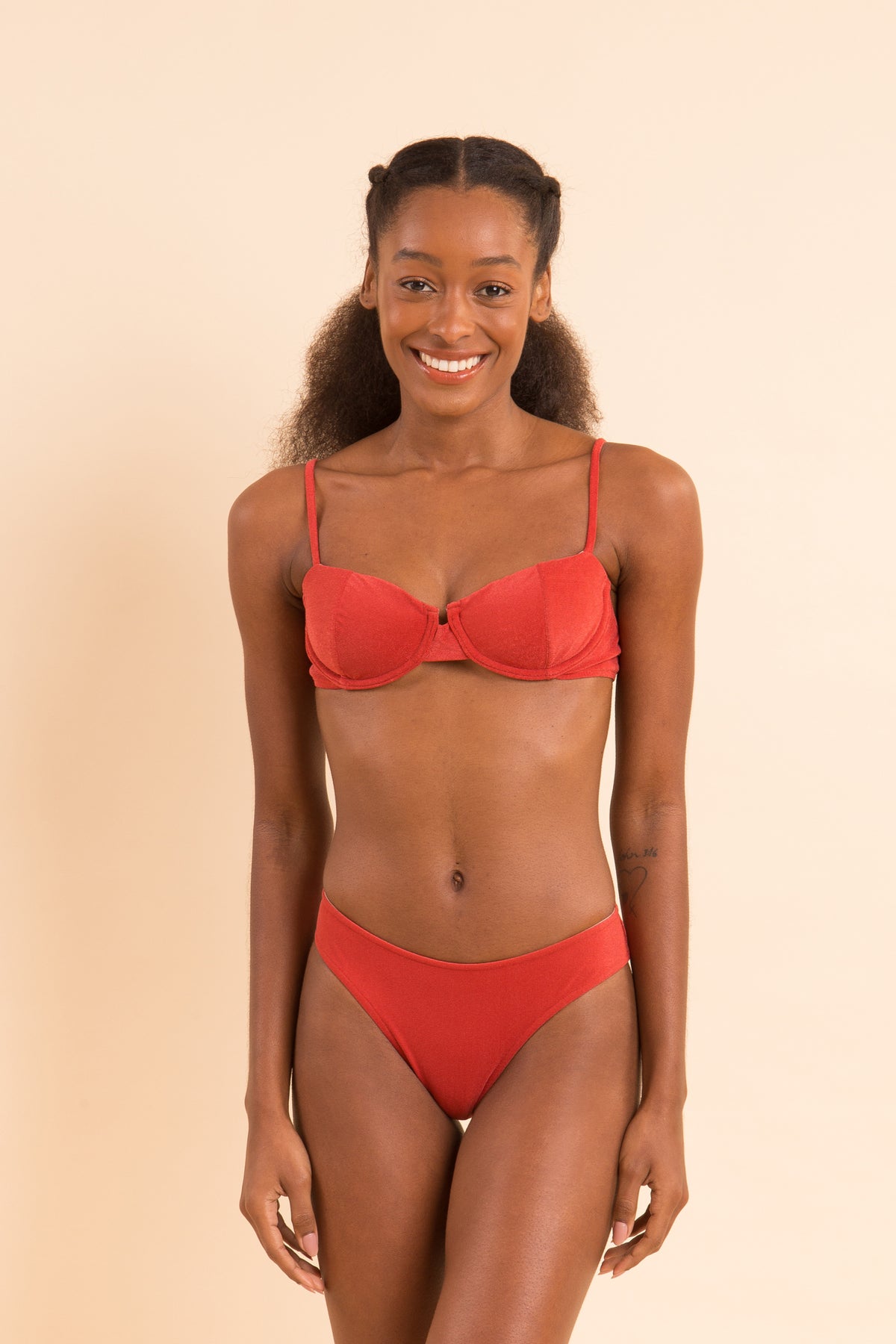 Image 11: Rio De Sol Two Piece Swimwear Set Malibu-Chili Balconet Ciao