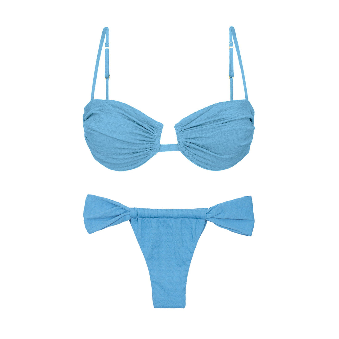Product Front: Rio De Sol Two Piece Swimwear Set Solar-Celeste Zaya Eden
