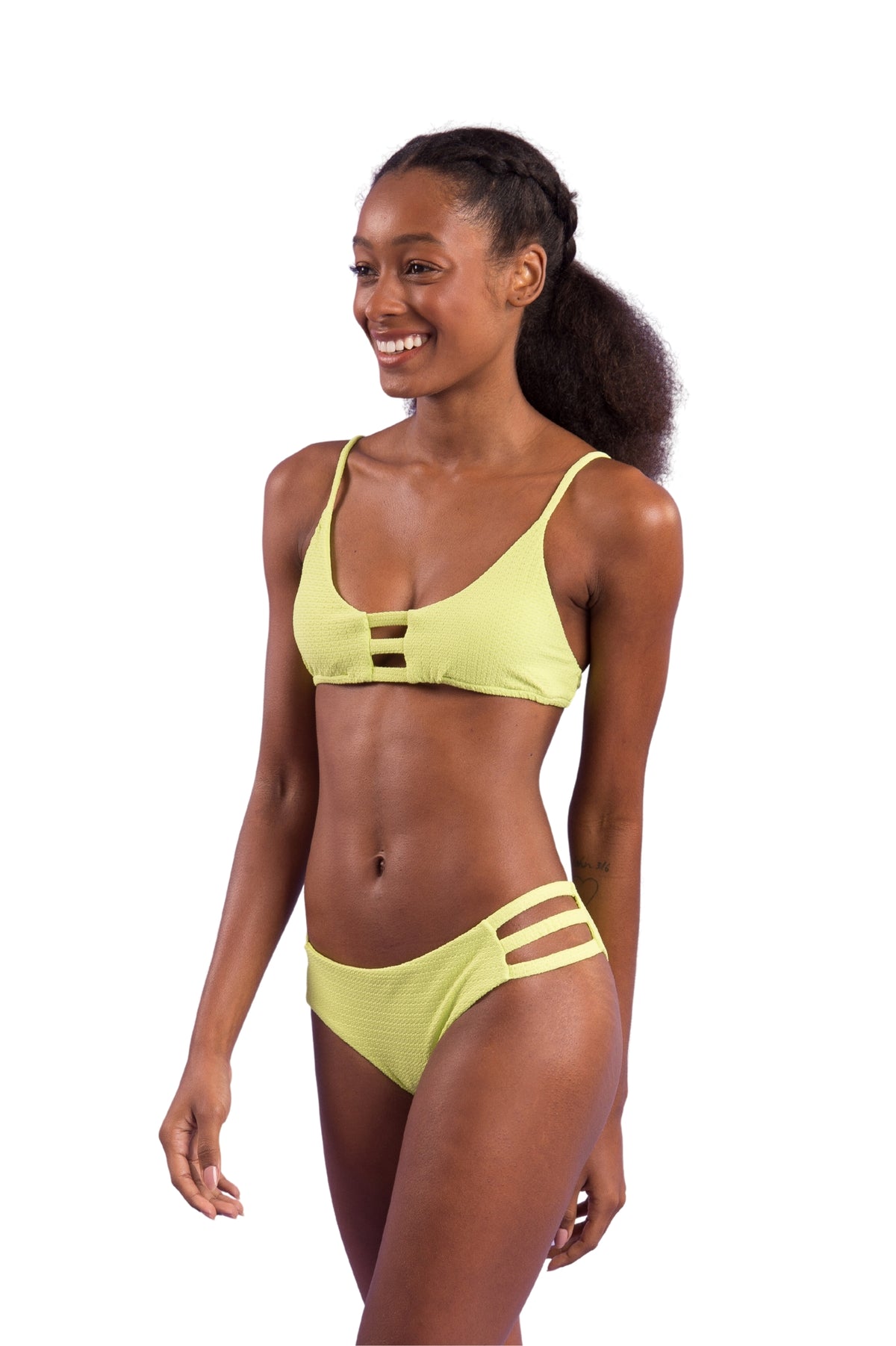 Image 04: Rio De Sol Two Piece Swimwear Set Bora-Citrus Bra-Trio Madrid-Trio