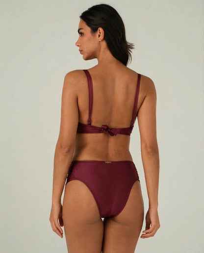 Model Back: Lua Morena Bikini Bottoms Bottom Acai Drapeada
