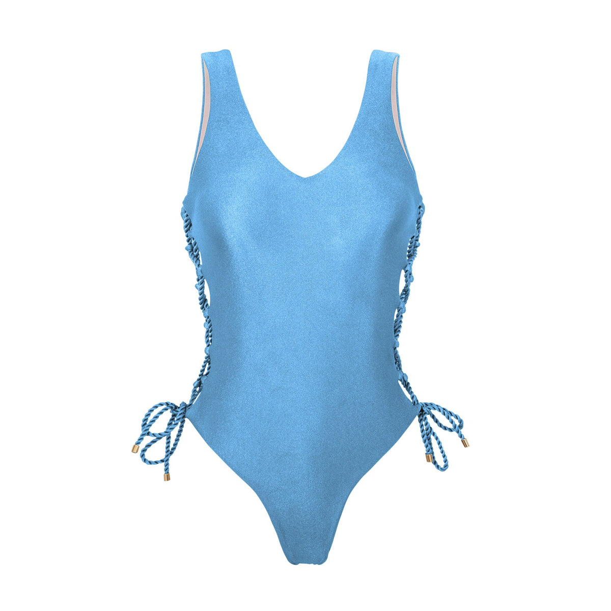 Product Front: Rio De Sol One Piece Swimsuits Shimmer-Baltic-Sea Zoe