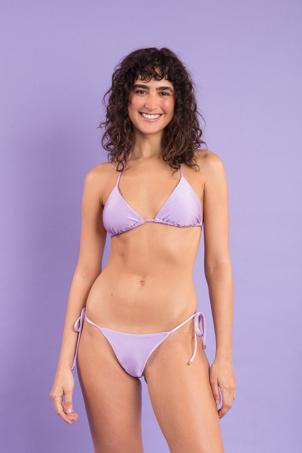 Image 10: Rio De Sol Two Piece Swimwear Set Shimmer-Harmonia Tri-Inv Cheeky-Tie