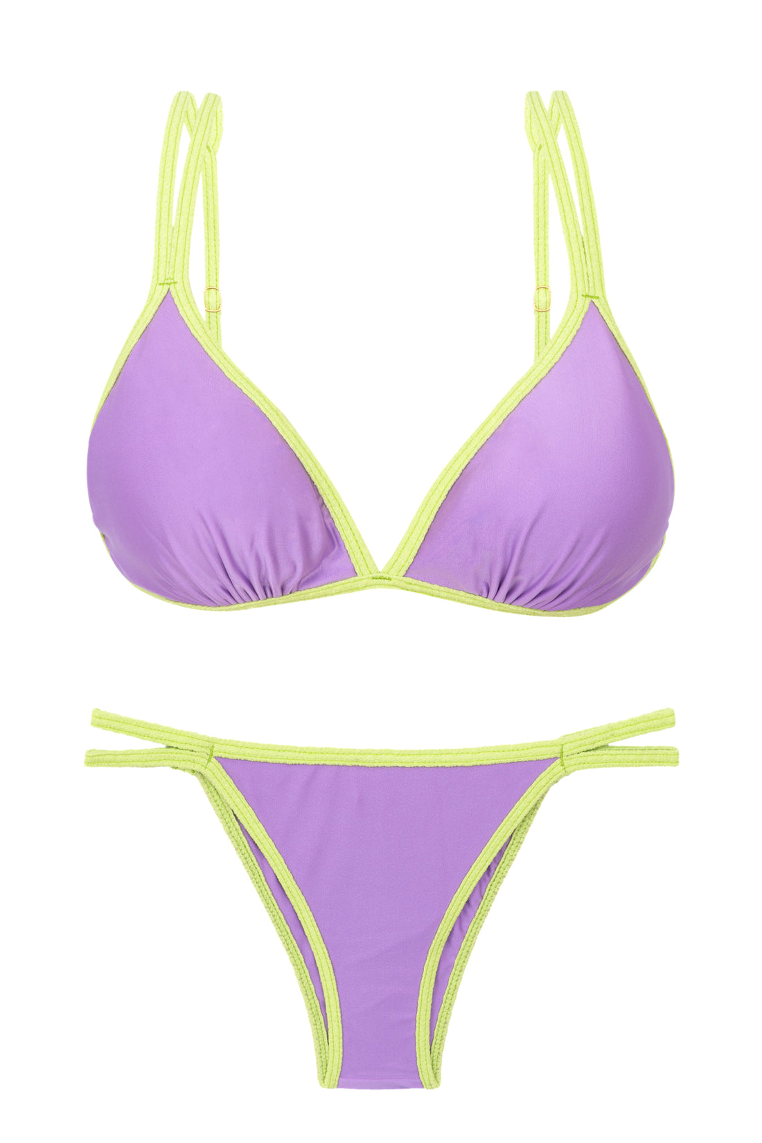 Product Front: Rio De Sol Two Piece Swimwear Set Orchid Tri-Duo Rio-Duo