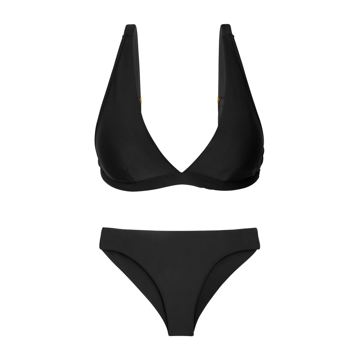 Product Front: Rio De Sol Two Piece Swimwear Set Touch-Black Alba Nice