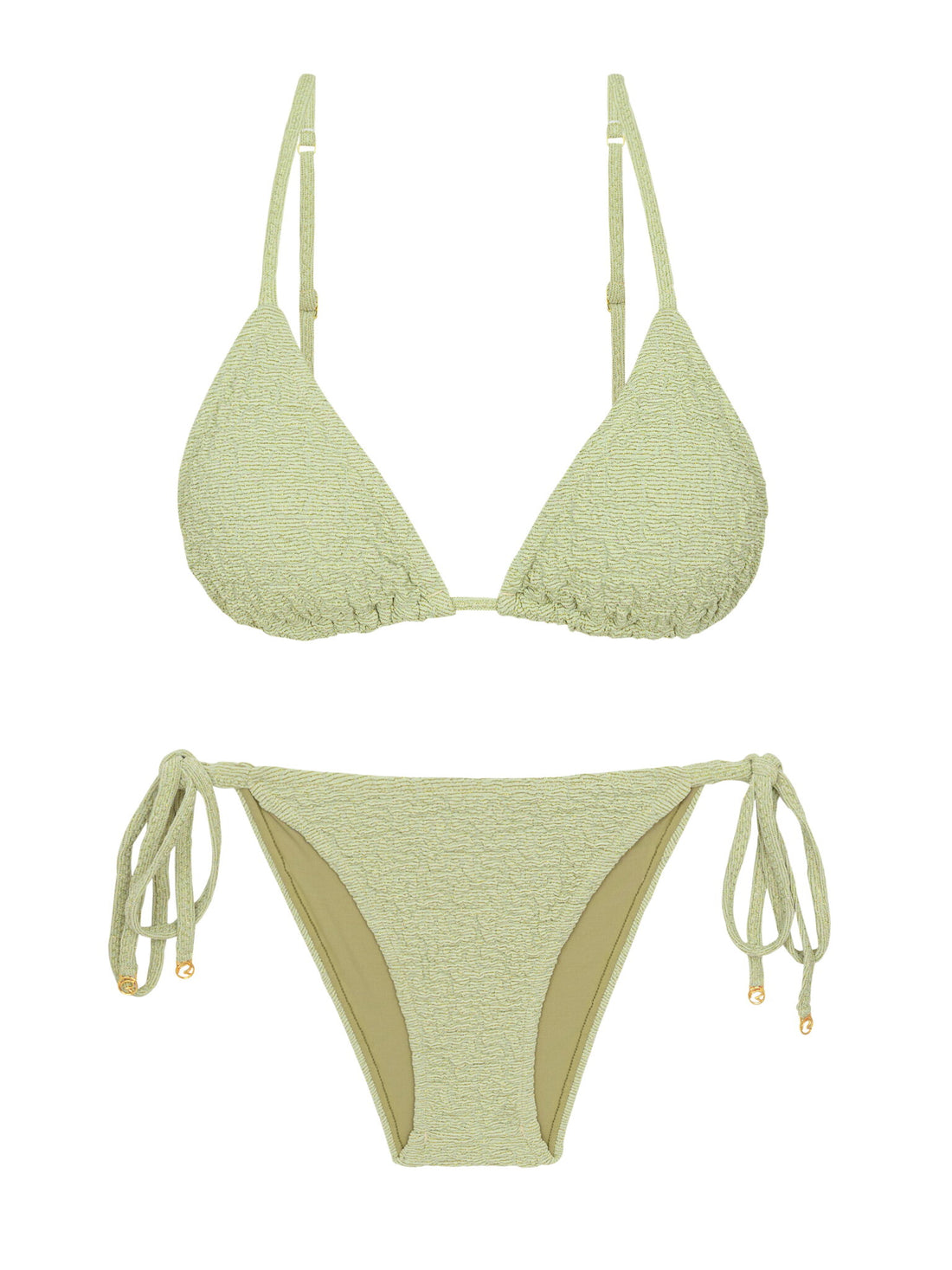 Product Front: Rio De Sol Two Piece Swimwear Set Brisa-Pistache Lia Lacinho