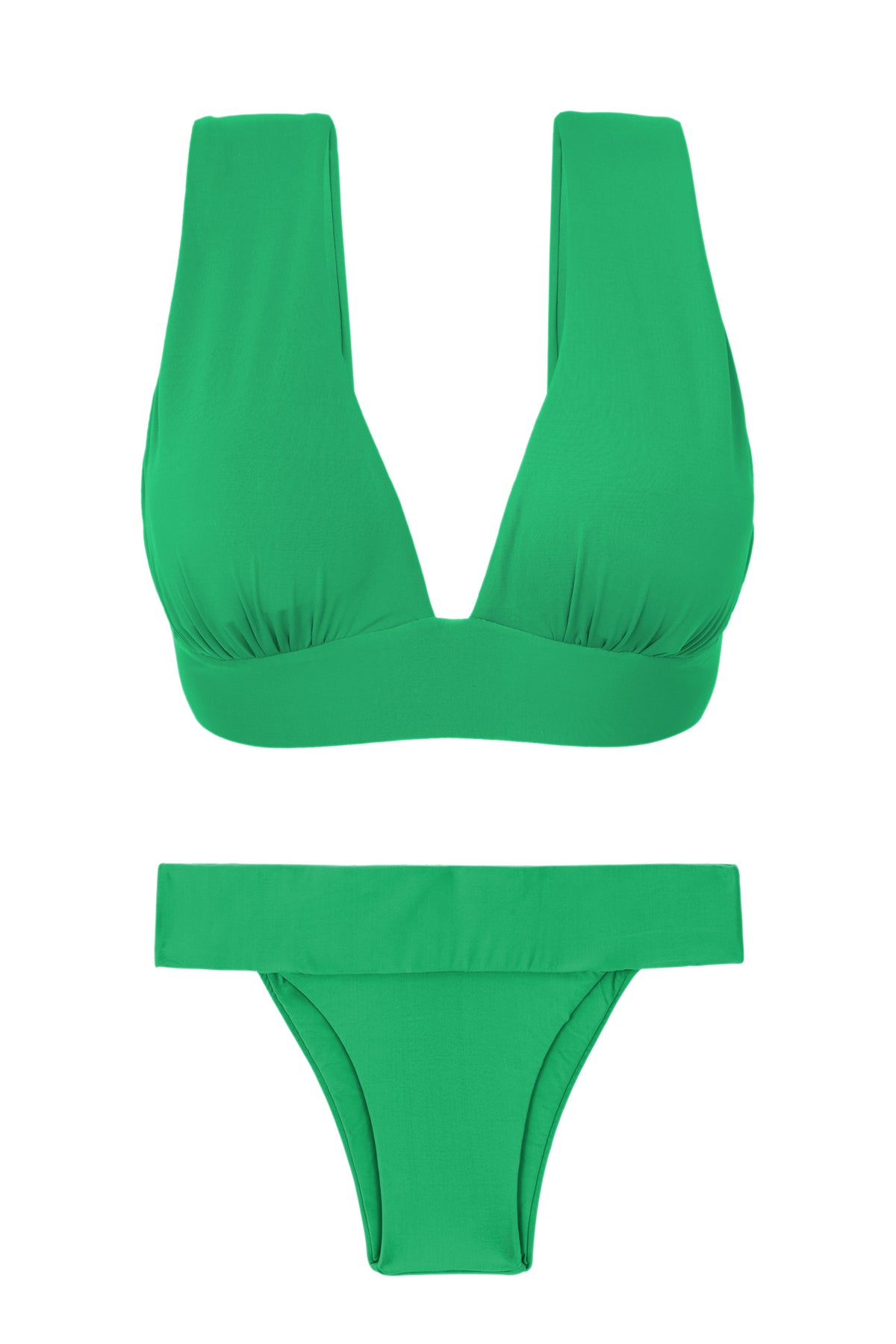 Product Front: Rio De Sol Two Piece Swimwear Set Tambourine Halter-Marina Essential-Cos