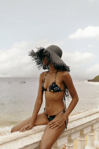 Image 05: Blueman Bikini Bottoms Bottom Foam Triangle Tahity Tie Mistica