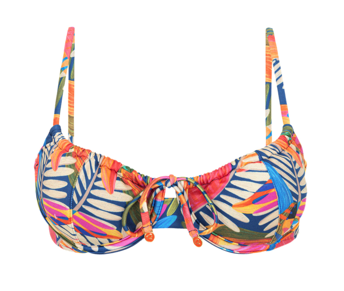 Product Front: Rio De Sol Bikini Tops Top Jungle Balconet-Tie