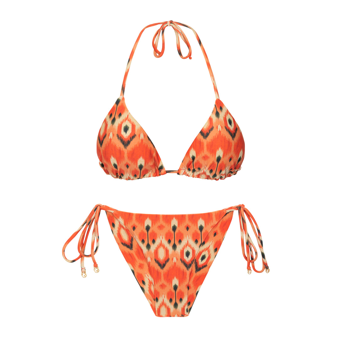 Product Front: Rio De Sol Two Piece Swimwear Set Maracai Tri-Inv Cheeky-Tie