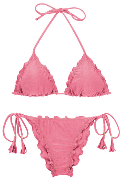 Product Front: Rio De Sol Two Piece Swimwear Set Shimmer-Confetti Frufru