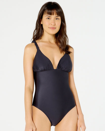 Gallery: Blueman One Piece Swimsuits Maio Malibu Liso Preto