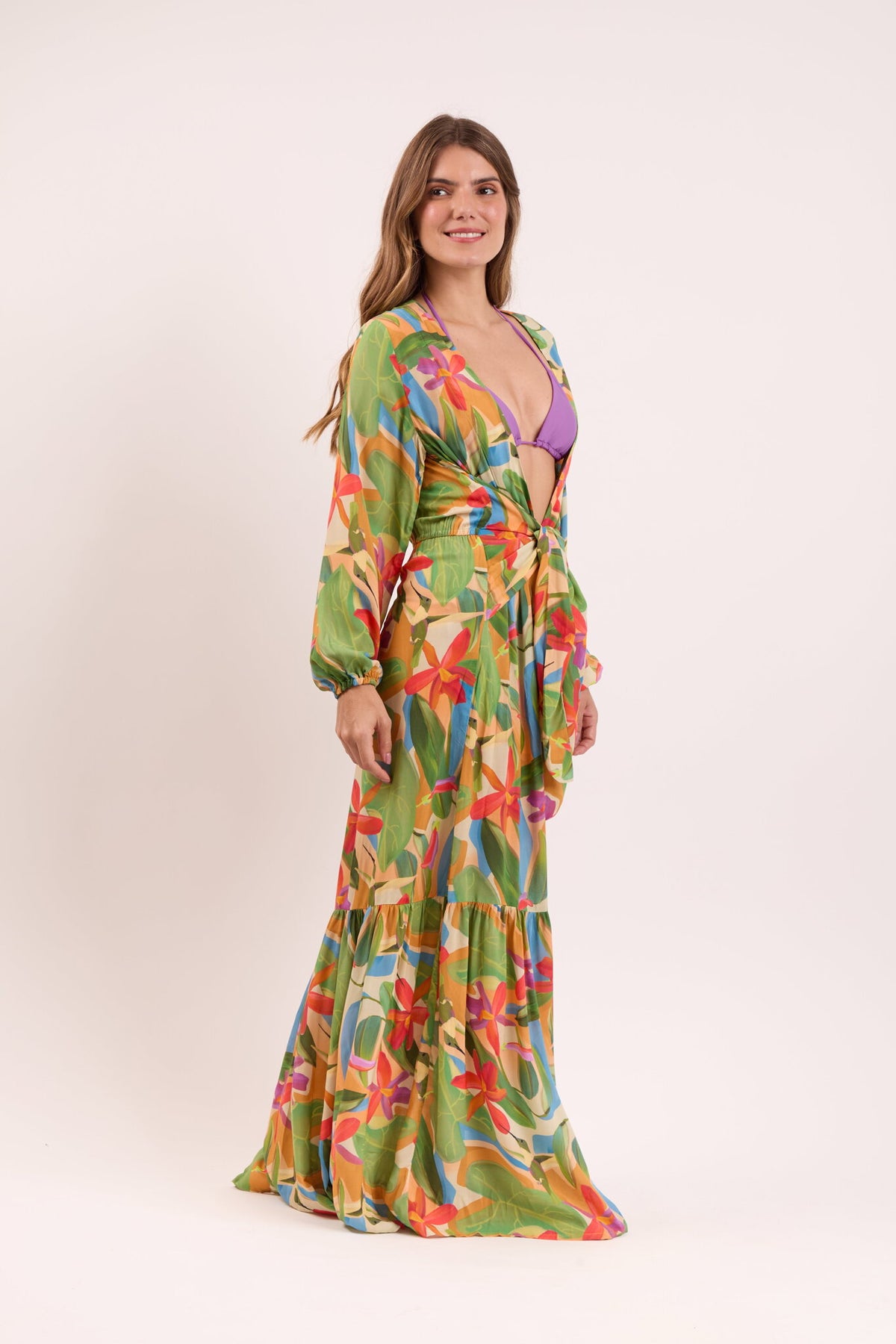 Image 02: Rio De Sol Maxi Dresses Tropical Long Dress Verona