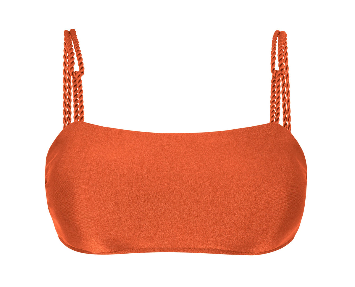 Product Front: Rio De Sol Bikini Tops Top Paprica Bandeau-Reto