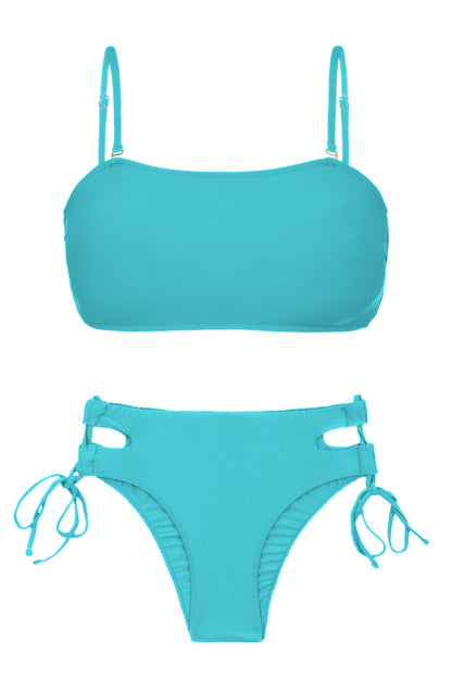 Product Front: Rio De Sol Two Piece Swimwear Set Breeze Bandeau-Reto Madrid