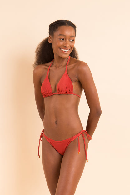 Image 09: Rio De Sol Two Piece Swimwear Set Malibu-Chili Tri-Inv Cheeky-Tie