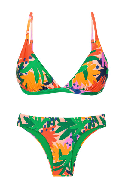 Product Front: Rio De Sol Two Piece Swimwear Set Delight Tri-Fixo Essential