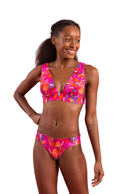 Image 04: Rio De Sol Two Piece Swimwear Set Flavors Halter-Marina Essential-Cos