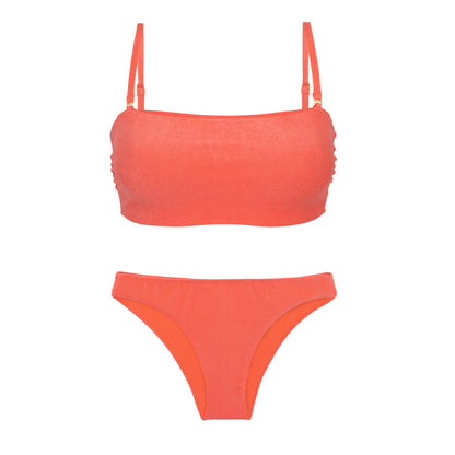 Product Front: Rio De Sol Two Piece Swimwear Set Malibu-Nina Bandeau-Reto Essential