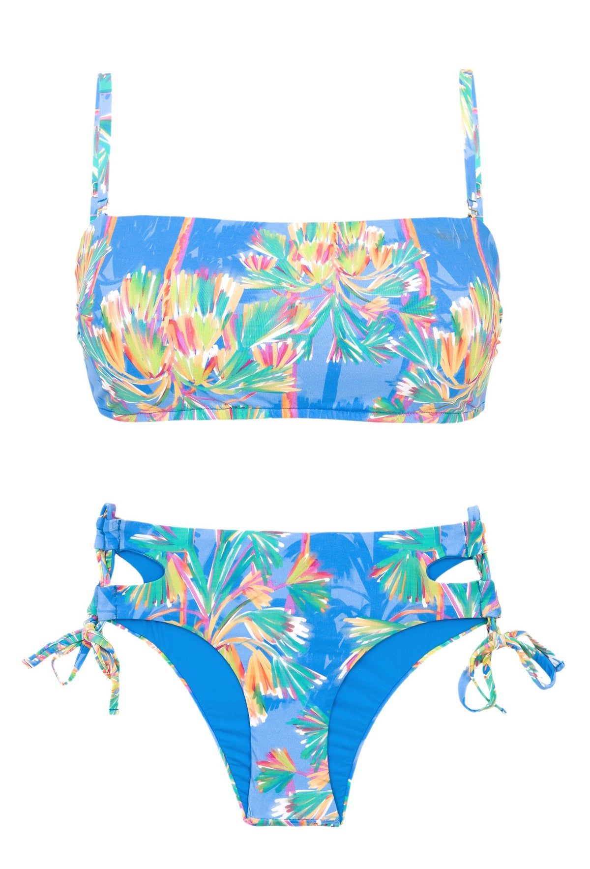 Product Front: Rio De Sol Two Piece Swimwear Set Treetop Bandeau-Reto Madrid