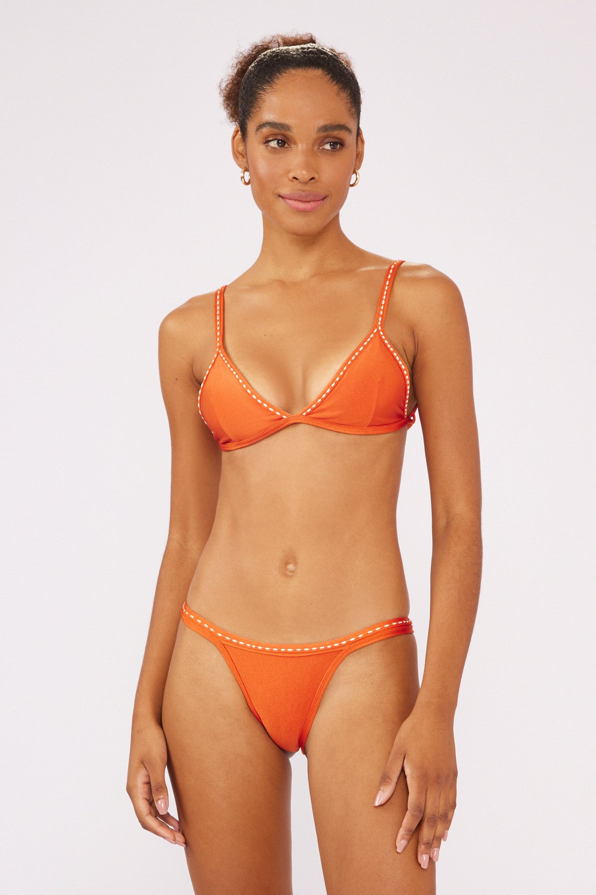 Image 03: Blueman Two Piece Swimwear Set Laranja Dance-Pesponto