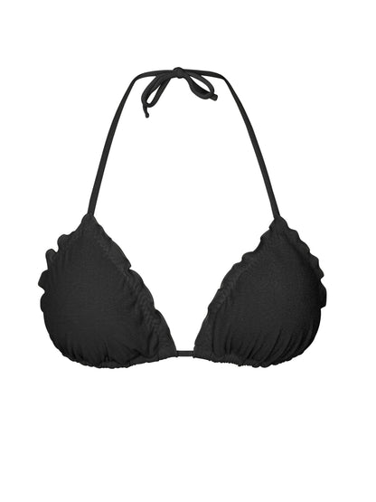 Product Front: Rio De Sol Bikini Tops Top Malibu-Black Frufru