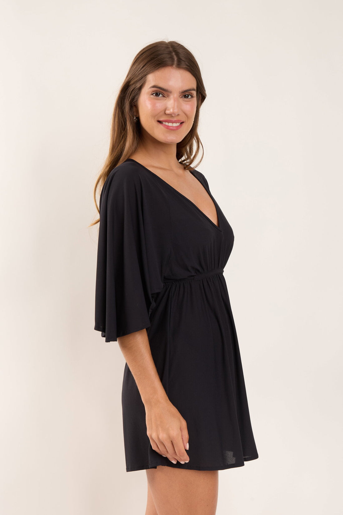 Image 02: Rio De Sol Mini Dresses Black Mini Dress