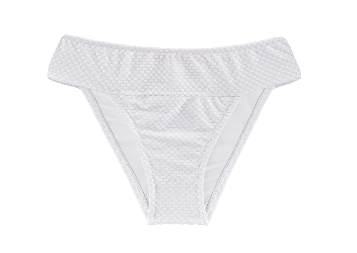 Product Front: Rio De Sol Bikini Bottoms Bottom Cloque Branco Cos Comfort