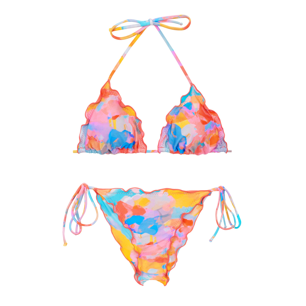 Product Front: Rio De Sol Two Piece Swimwear Set Cloud Frufru