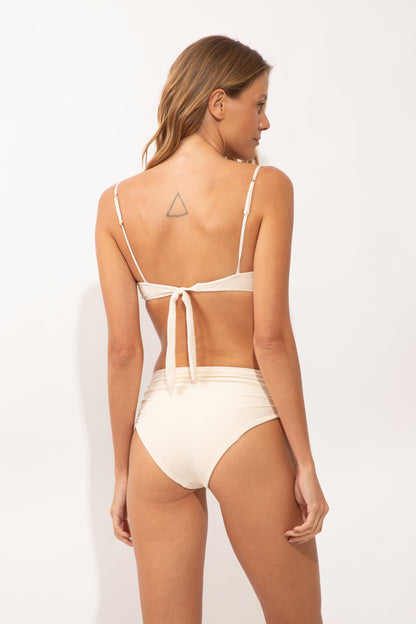 Model Back: Rio De Sol Bikini Bottoms Bottom Malibu-Natural Amy