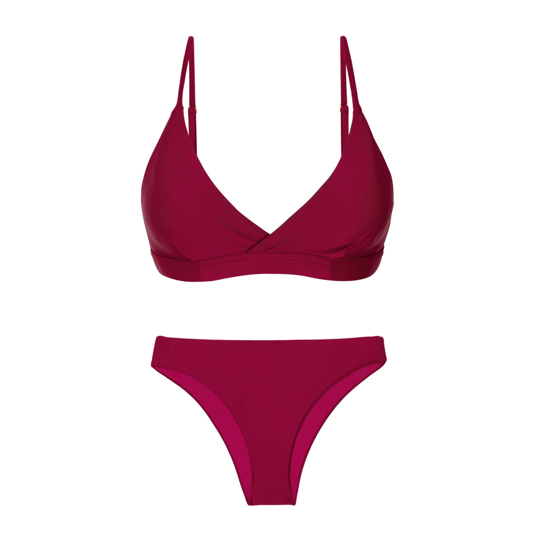 Product Front: Rio De Sol Two Piece Swimwear Set Touch-Carmim Paola Essential