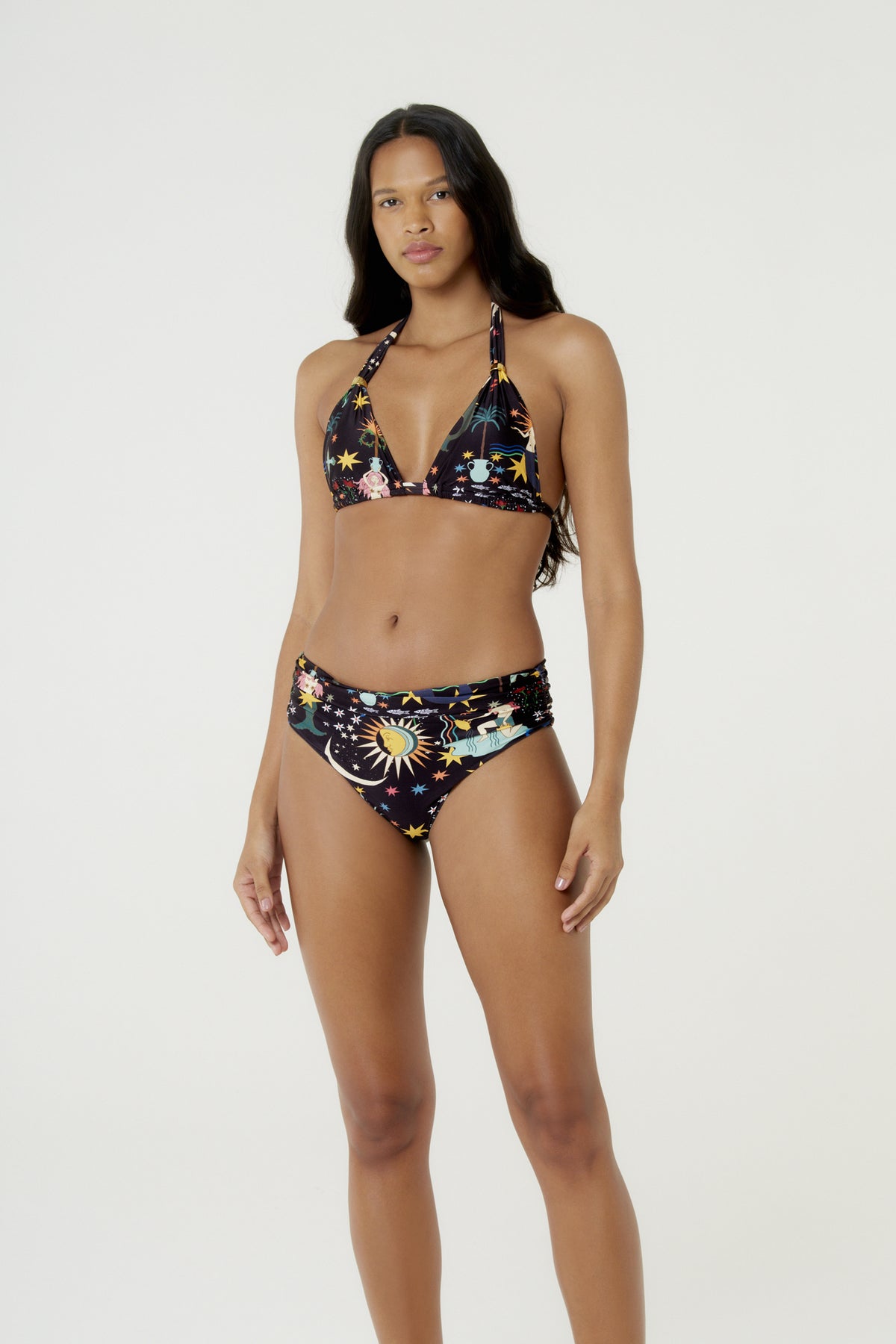 Image 03: Blueman Bikini Bottoms Bottom Prado Flower Mistica