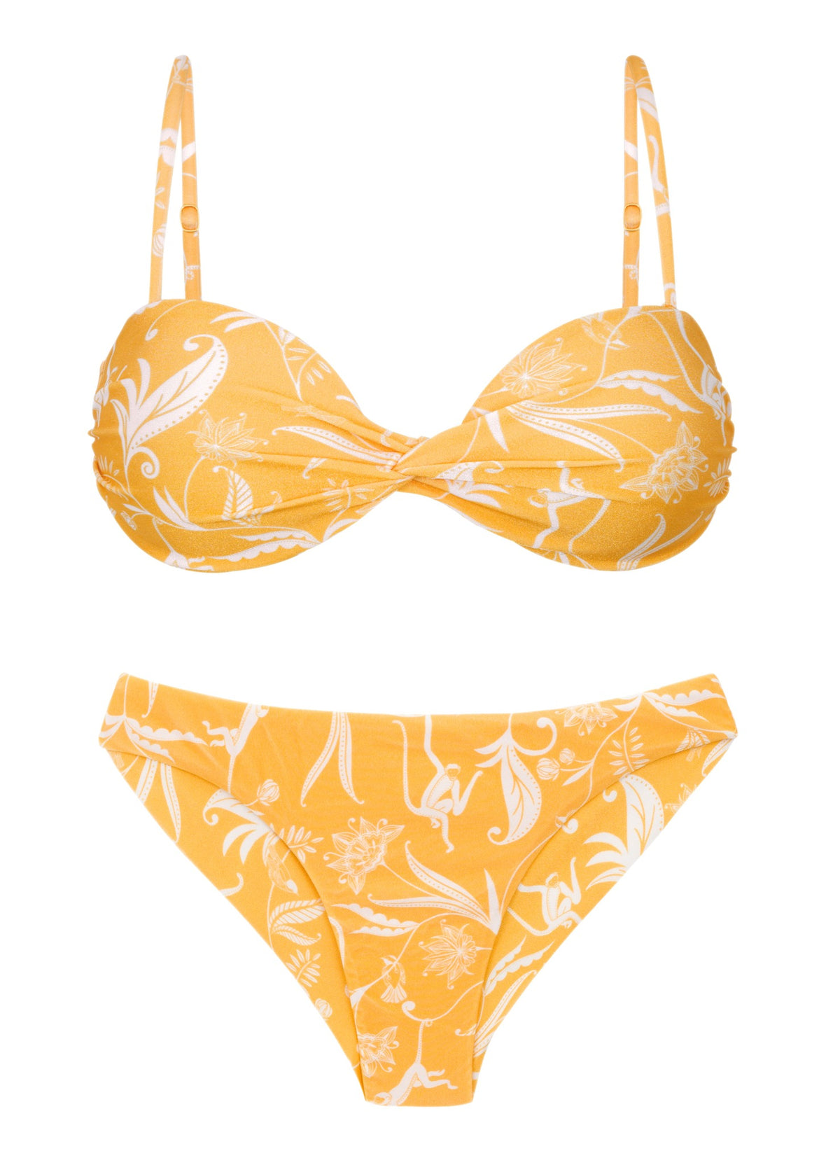 Product Front: Rio De Sol Two Piece Swimwear Set Sunny-Forest Twist Nice