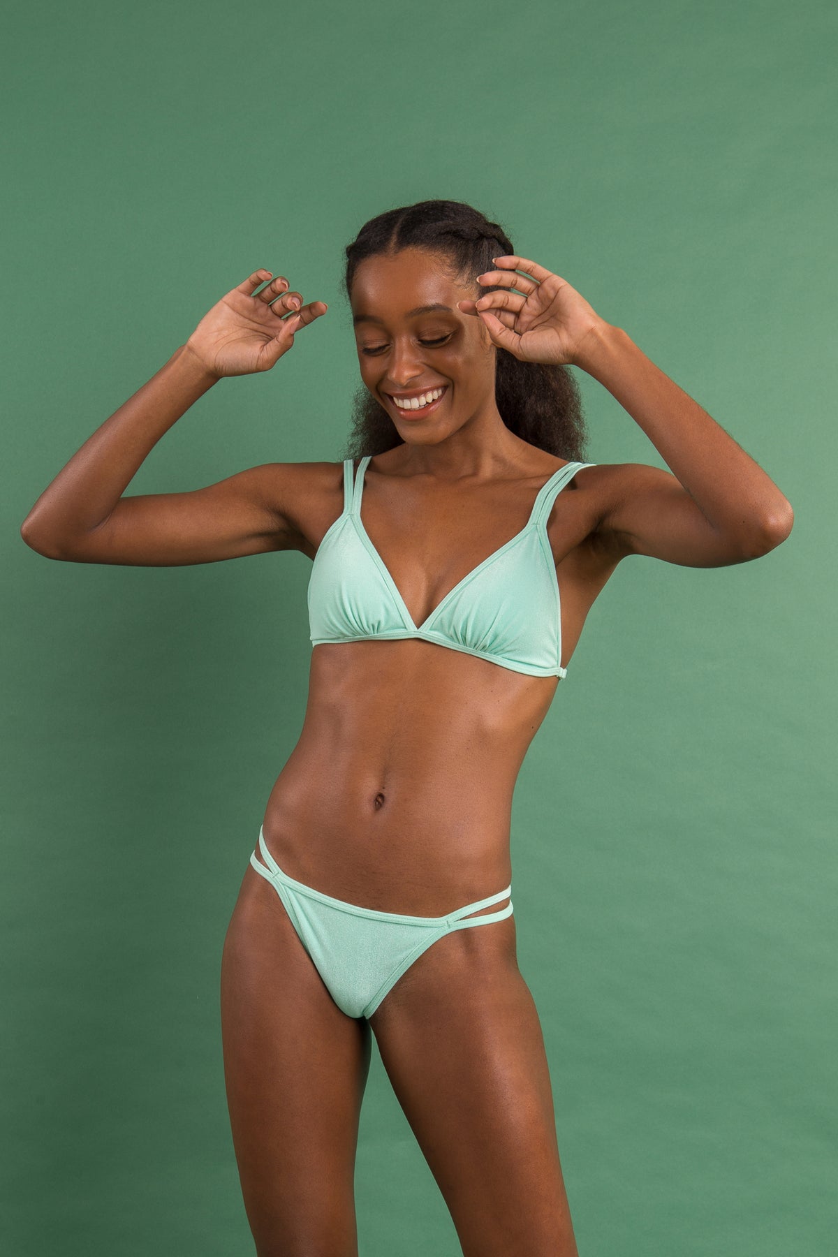Image 11: Rio De Sol Two Piece Swimwear Set Malibu-Menta Tri-Duo Rio-Duo