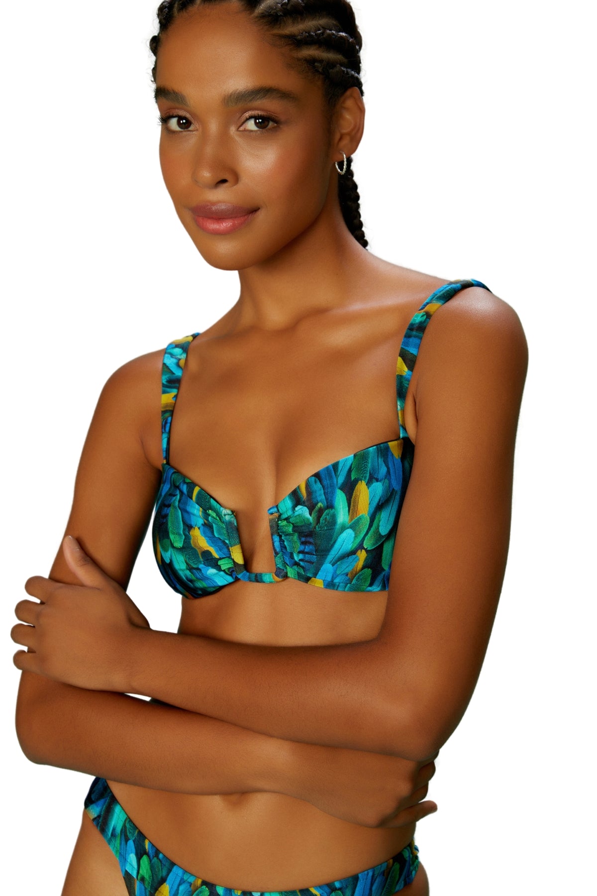 Image 05: Blueman Two Piece Swimwear Set Fauna Quenia Guaruja-Coracao