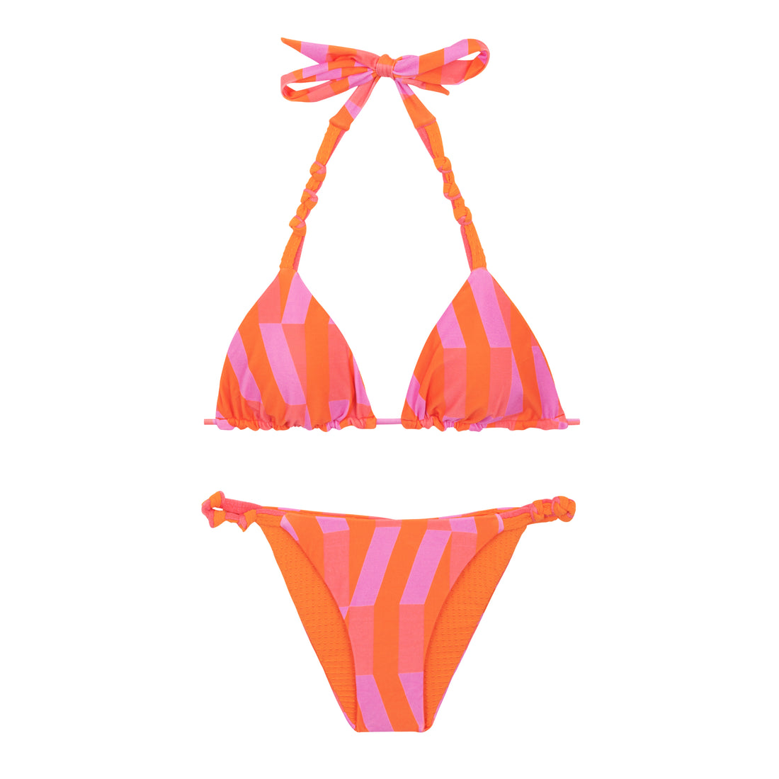 Product Front: Rio De Sol Two Piece Swimwear Set Sunrise Tri-Rev Essential-Rev