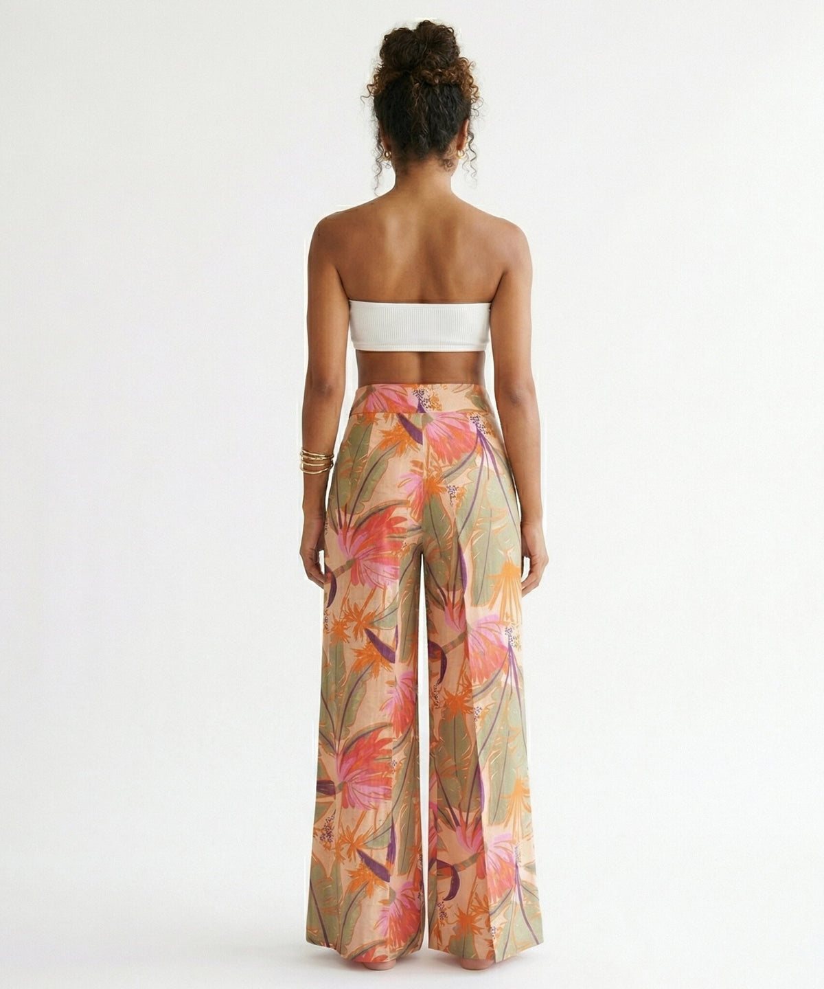 Model Back: Rio De Sol Pants Oasis Wide Pants