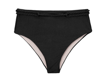 Product Front: Rio De Sol Bikini Bottoms Bottom Shimmer-Black Hotpants