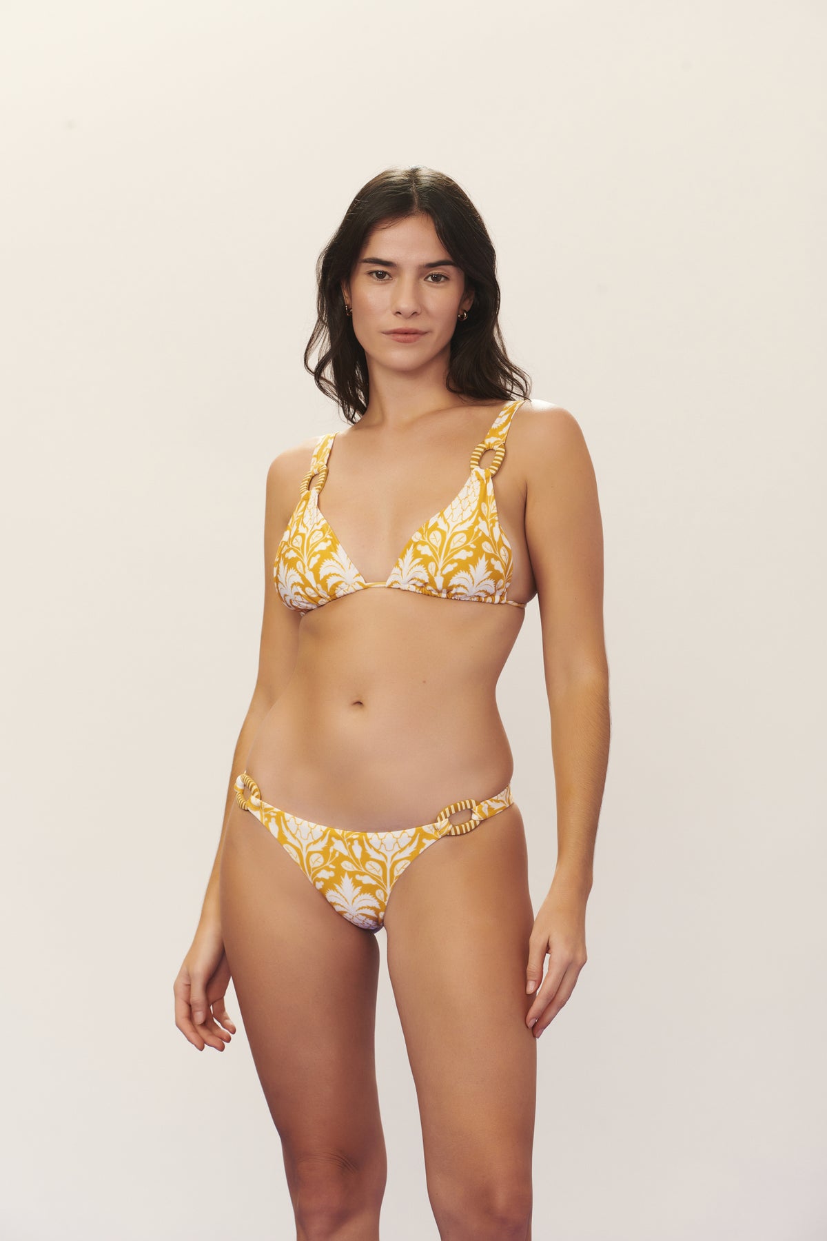 Model Front: Blueman Bikini Bottoms Bottom Seiva-Doce-Amarela Ubatuba