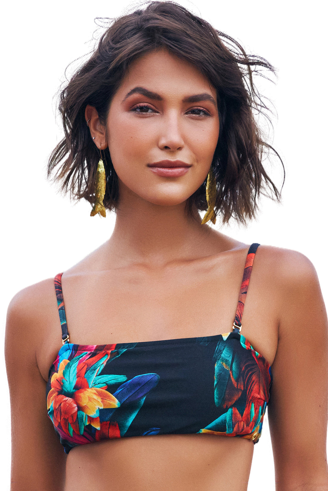 Gallery: Lua Morena Bikini Tops Top Bandeau Brinco Preto