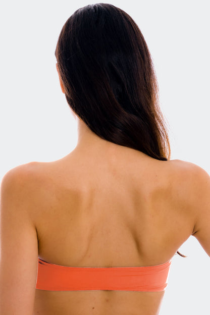 Image 06: Rio De Sol Bikini Tops Top Light-Peach Bandeau-Reto