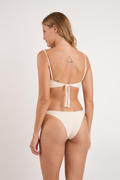 Model Back: Rio De Sol Bikini Bottoms Bottom Malibu-Natural Essential-Iris