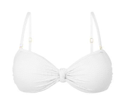 Product Front: Rio De Sol Bikini Tops Top Bora-White Bandeau-Joy