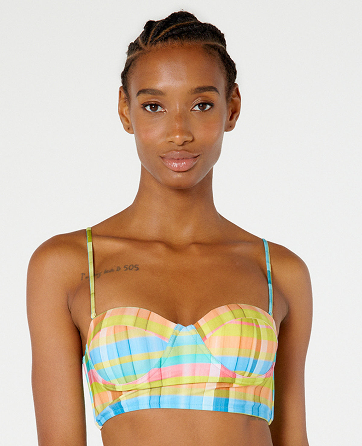 Gallery: Blueman Bikini Tops Top Laise Hot Xadrez Candy