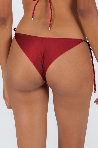 Image 06: Rio De Sol Bikini Bottoms Bottom Shimmer-Divino Cheeky-Rope
