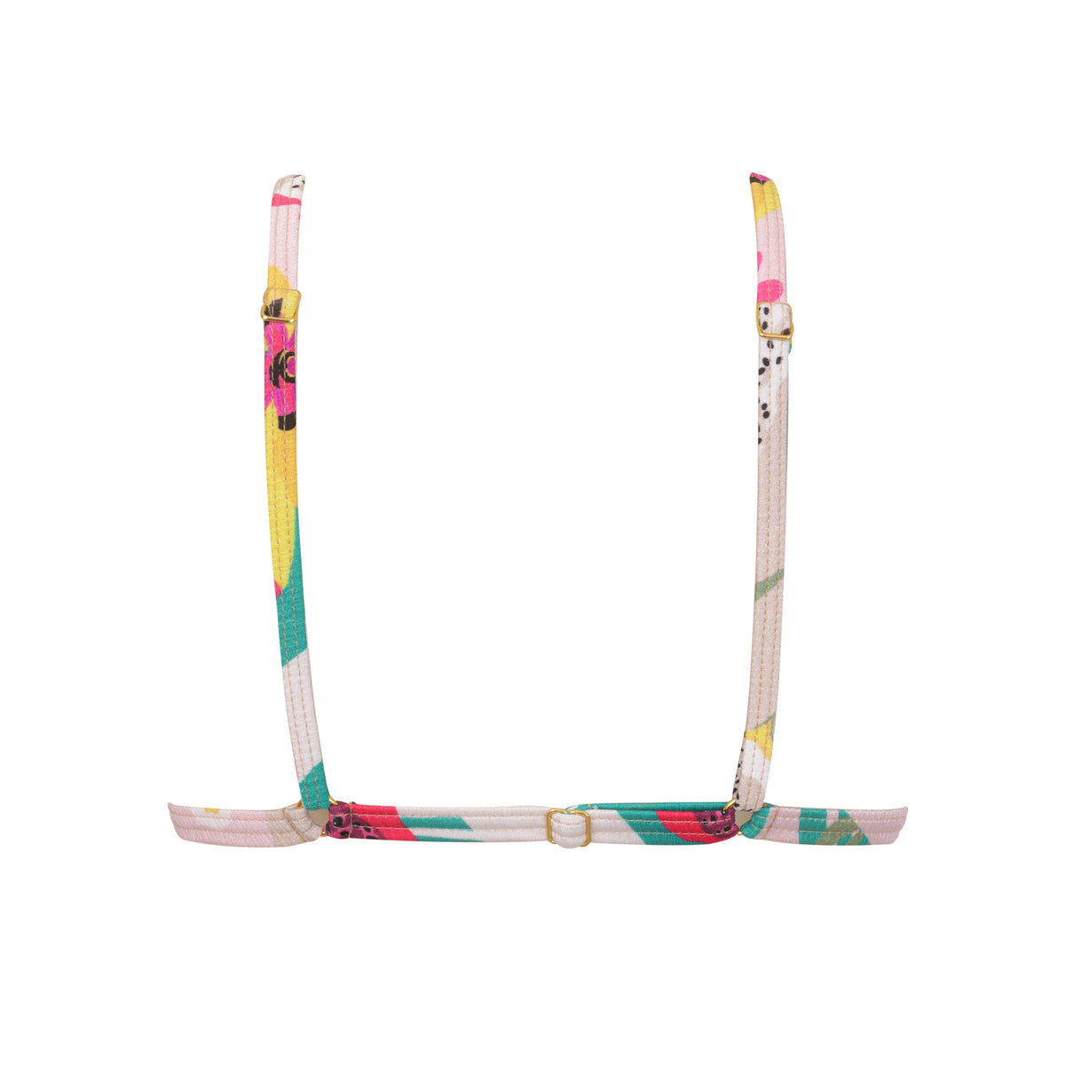 Product Back: Lua Morena Bikini Tops Top Cropped Ripple Pitaia Do Cerrado